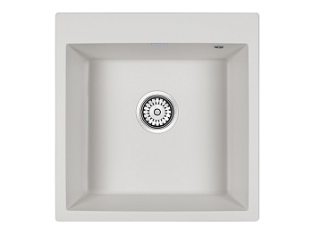 Кухонная мойка Paulmark KANTE 50 PM105152-WH 51х52 цвет белый